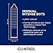 Control Preservativos Sensual Intense Dots - Caja de condones, con puntos cónicos...