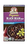 Dr. McDougall's Right Foods Organic Lower Sodium Soup, Black Bean, 18-Ounce (Pack of 6)