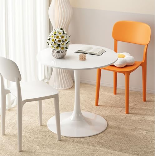 Chaises de salle à manger pour petits espaces plastique robuste capacité de charge 400kg