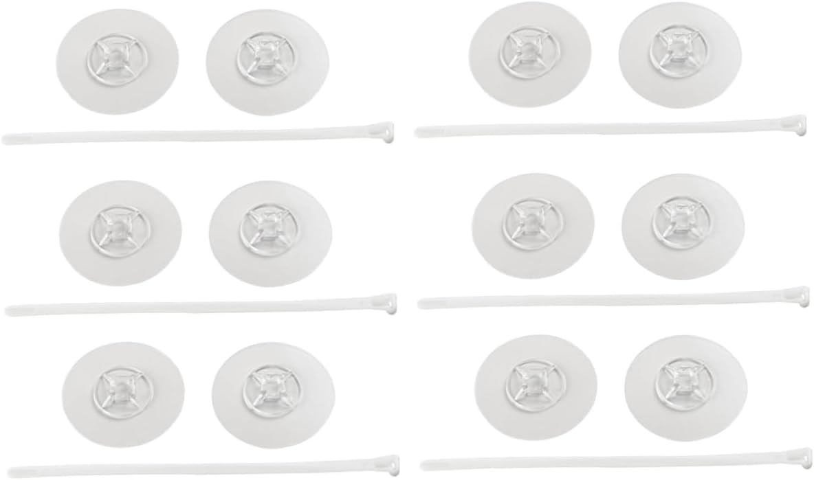 6sets Adjustable Proofing Furniture Straps Tip Anchors for Boy Girl Safety No Drill Installation for Dressers Bookshelves Cabinets and Style