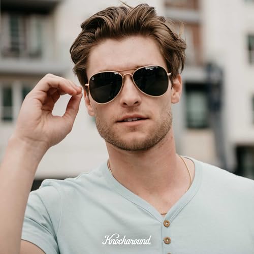 Image of Knockaround Polarized Aviator Sunglasses for Men & Women - UV Protection