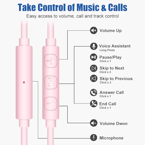 Auriculares para ejercicio Joysico con micrófono y sujeción envolvente 6