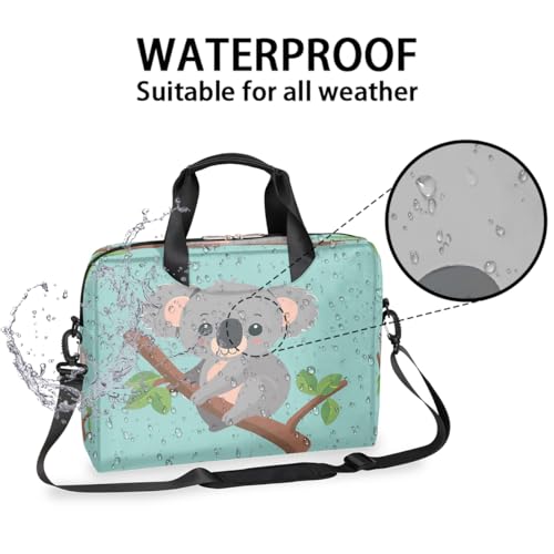 Maletín para portátil con diseño de koala tropical miniatura 3