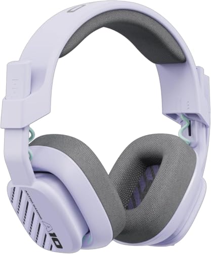 Astro A10 Gaming Headset Gen 2 Wired - Over-Ear Headphones with flip-to-Mute Microphone, 32 mm Drivers, for Xbox Series X|S, One, Playstation 5/4, Nintendo Switch, PC, Mac -Lilac (Renewed)