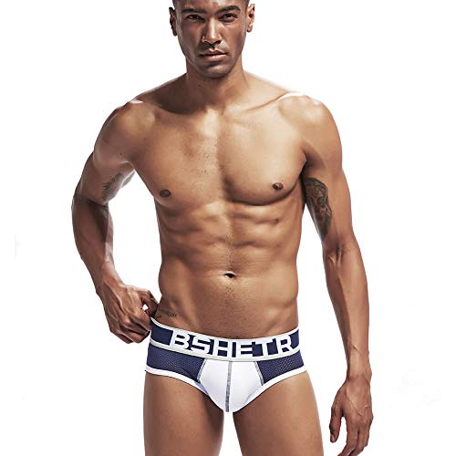 Men's Underwear Briefs 5-Pack Cotton Low Rise Multi Color Soft Underpant