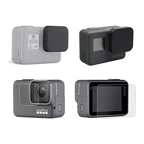 �yCrafters Market�z GoPro �S�[�v�� 7 6 5 �p �A�N�Z�T���[ �I�ׂ� �����Y �L���b�v �ی� �t�B���� 3�_ �Z�b�g gopro7 �t�� �K���X �p ���� �����Y �L���b�v