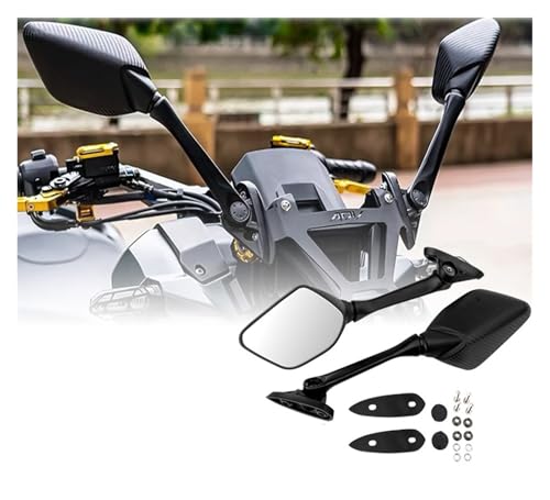 Espejo retrovisor moto antirreflejo para XMAX300 e YZF R3 con ajuste de ángulo rotatorio 2