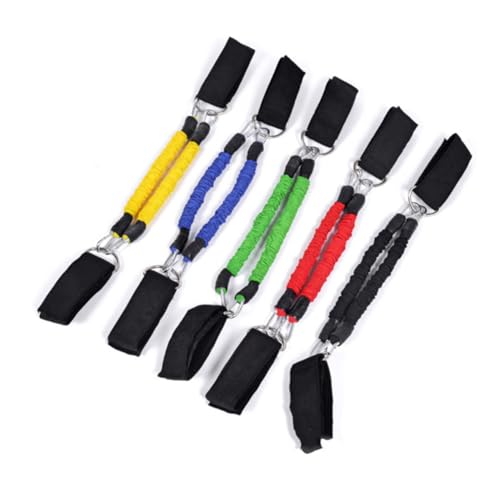 KICHOUSE Bandas de Resistencia para Piernas en Gimnasio en Casa, Material Poliéster Metal y Esponja, Mejora Movilidad y Velocidad para Entrenamiento y Yoga