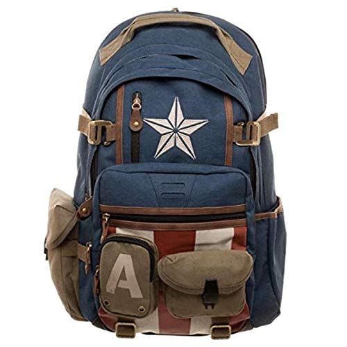 Mochila Bolsa Capitão América Super Heroi Exclusiva Unissex (MODELO 1)