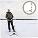 Totority Ice Fishing Tip-up Flag Compact Fishing Stand Portable for Freezing Conditions