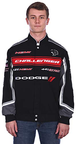 JH DESIGN GROUP Men's Dodge Challenger Embroidered Cotton Twill Jacket