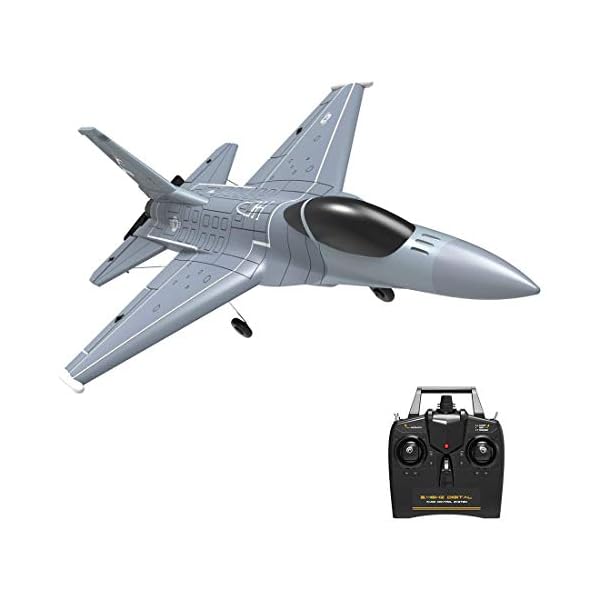 ITop Ferngesteuert Flugzeug Modell, 2.4G 4CH RC Flugzeug F16 Segelflugzeug Mit 2.4ghz Ferngesteuert für Anfänger, Spielzeug Plane für Kinder Erwachsene