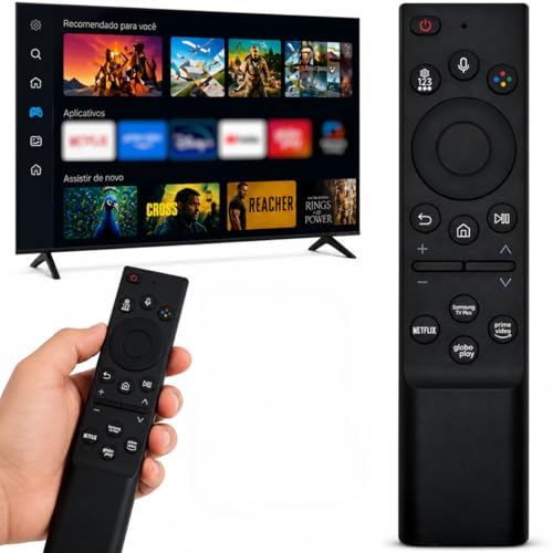 Controle Remoto Compatível com SAMSUNG Smart TV 4K 8K QLED UHD CU8000 AU7700 q80A BU7700