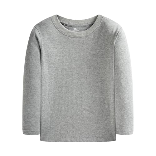 Image of Cadidi Dinos Boys Girls Long Sleeve Shirts Cotton Casual Crewneck Printed Kids T-Shirts
