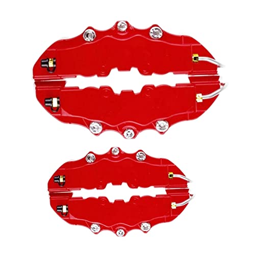Brake Caliper Cover - Universal Caliper Covers for Car - Rear Brake Caliper Cover Guard Protector Cover Universal for Front and Rear Wheel Hub Assessoires Shenyang