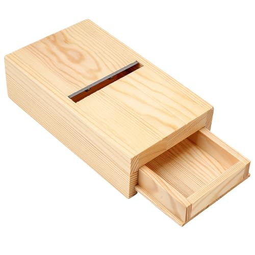 Soap Beveler Tool - Shaver & Slicer for Bar Soap Planer, Cutter Drawer Box, Wooden Soaps Edge Trimming Shaving Equipment with Sharp Blade for Handmade Candles, Cheese, DIY Craft Making for Christmas