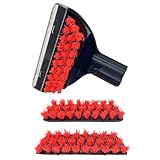 Upgraded 5.3in 1400B Little Green Machine Multi-Purpose Tools Stair Brush Replacement Parts Compatible for 1400B 3194 3353 2458 3588F 1986 1425 2513E 3624 Tough Stain Brush Tool Attachments(Black 1+2)