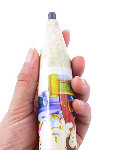 Lápiz gigante de madera con caracteres chinos 39cm miniatura 3