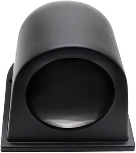 Soporte Universal Negro de 2" 52mm para Tablero con Un Solo Agujero, Soporte de Copa Medidora de Plástico ABS para Tablero del Automóvil, Compatible