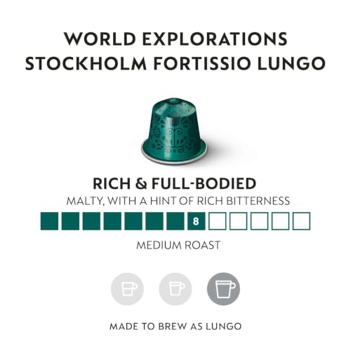 Nespresso Original, Stockholm Fortissio Lungo, 50-Count Coffee Pods - image 2