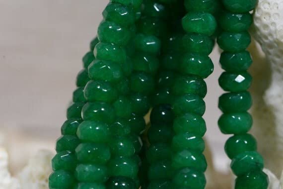 Quartz 4mm imitation émeraude pour concevoir vos bracelets d'été