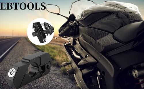 Motorrad Lenkerschloss Aus Aluminium - Universelles Diebstahlschutz-Schloss Für Bike, Roller, Moped & ATV