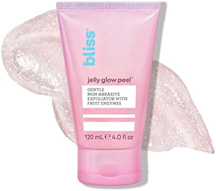 Bliss Jelly Glow Peel™ Gentle Non-Abrasive Cleanser and Exfoliator With Fruit Enzymes - 4 Oz - Nourishes and Hydrates Skin - Clean - Vegan & Cruelty Free