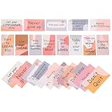 Generisch 30 Stück Farbenfrohe Motivationskarten Englisch für Schüler und Mitarbeiter Inspirierende Karten mit Ermutigenden Zitaten Zur Täglichen Motivation und Positiver Energie