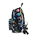OREZI Universe Infographics Solar System Planets Kids Backpacks with Chest Clip,Toddler Schoolbag Preschool Bag Travel Bacpack for Little Boy Girl