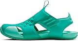Material superior: Sintético Nike Sunray Protect 2 (PS), Zapatos de Playa y Piscina Niño, Multicolor (Hyper Jade/Teal Tint/Tropical Twist 000), 35 EU