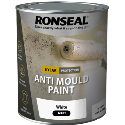 RONSEAL AMPWM750 Anti Mould Paint White Matt 750ml - 2