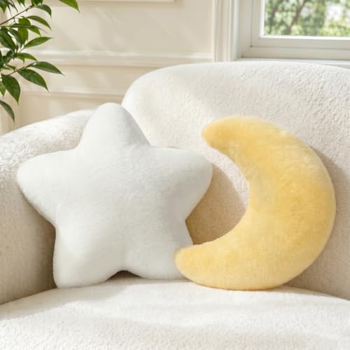 2PCS Moon Star Pillow Set