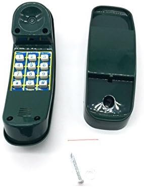 HAPPY PIE PLAY&ADVENTURE Creative Children Plastic Telephone Toy on The Play Deck or Backyard playsets - Green