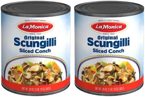 Lamonica Fine Foods Scungilli, Sliced Conch, 29-Ounce - Pack of 2