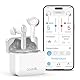 Diamond X1Bluetooth Sound-Verstärker mit tragbarem Ladecase vier Geräuschreduktionsmodi Ohrhörer-Design geeignet für leichte bis mittlere Hörbeeinträchtigungen, weiß.