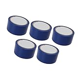Acouto Floor Marking Tape Gymnasium 5Pcs Floor Marking Tape 5cm Width Adhesive Line Competition Field Gymnasium Basketball Volleyball Tennis Court Court (Blue)