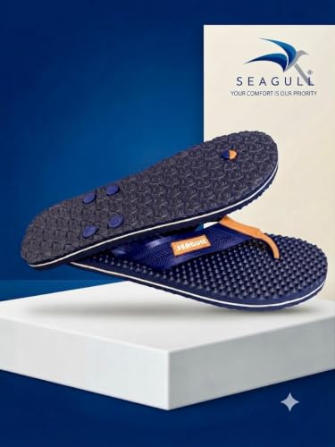 Image of SGLAQPM Men's Flip Flops | Comfortable Casual Slippers for Men | Bathroom Slipper /Chappal for all, easy to put in /out, Long Life Slippers
