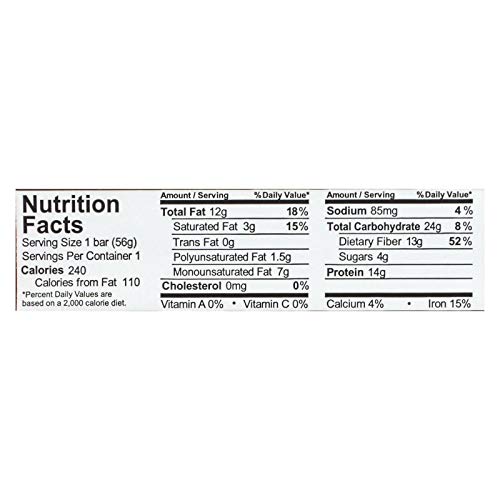 Barra Orgánica de Proteína Cacahuate y Chocolate, Pack 12 miniatura 2