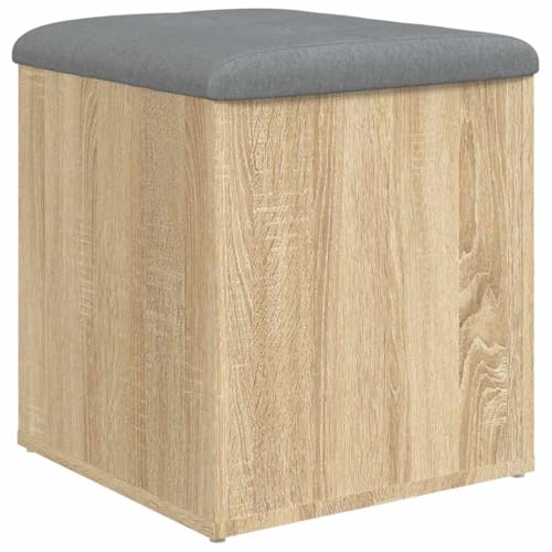 Meuble de rangement en bois chêne Sonoma 42 cm avec coffre rabattable