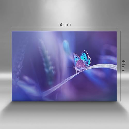 Tableau photo sur toile papillon decoration murale haute definition - 4