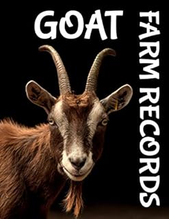 Goat Farm Records: 8.5" x 11" Goat Record Keeping Log Book for Goat Farming, Detailed Entries for Milk Production, Kidding, Progeny, Feed, Medical ... & Note Pages for Each of 15 Goats (122 Pgs)