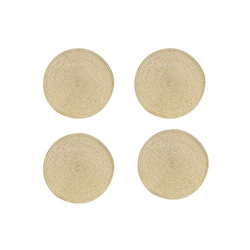 Set de table rond pour enfants pour repas de style occidental chic