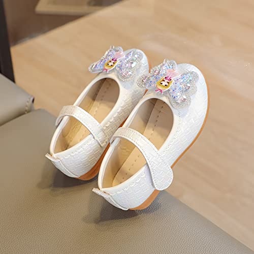 Fashion Summer Children Sandals Girls Casual Shoes Flat Bottom Lightweight Rhinestone Bow Girls Shoes Heels Size4