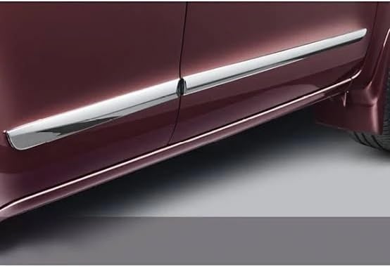 PRIDE Full Chrome Stylist ABS Premium Car Side Beading/Car Side Garnish/Car Door Garnish (Customized for Car) Compatible with Maruti Suzuki Baleno for Year 2015-2022 Models (Set of 4 Pieces)