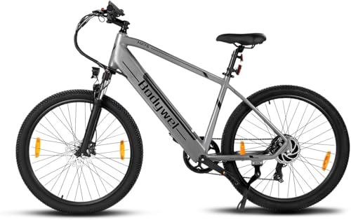 Bodywel M275 Bicicleta Eléctrica Para Adultos, Bicicleta De Montaña De 27,5 Con Batería Desmontable 36v 15,6ah, Pantalla Led, Freno Hidráulico De Doble Aceite, Bicicleta Masculina Gris Bodywel M275 Bicicleta Eléctrica Para Adultos, Bicicleta De Montaña De 27,5 Con Batería Desmontable 36v 15,6ah, Pantalla Led, Freno Hidráulico De Doble Aceite, Bicicleta Masculina Gris