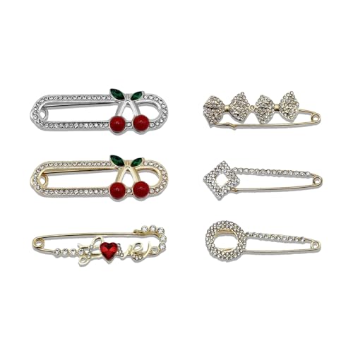 Image of 2 Pcs Scarf Ring Clips for Women Metal Shirt Tightener Cinch Buckle for Silk Scarf Shawl Blouse Sweater T Shirt Clothing Accessories