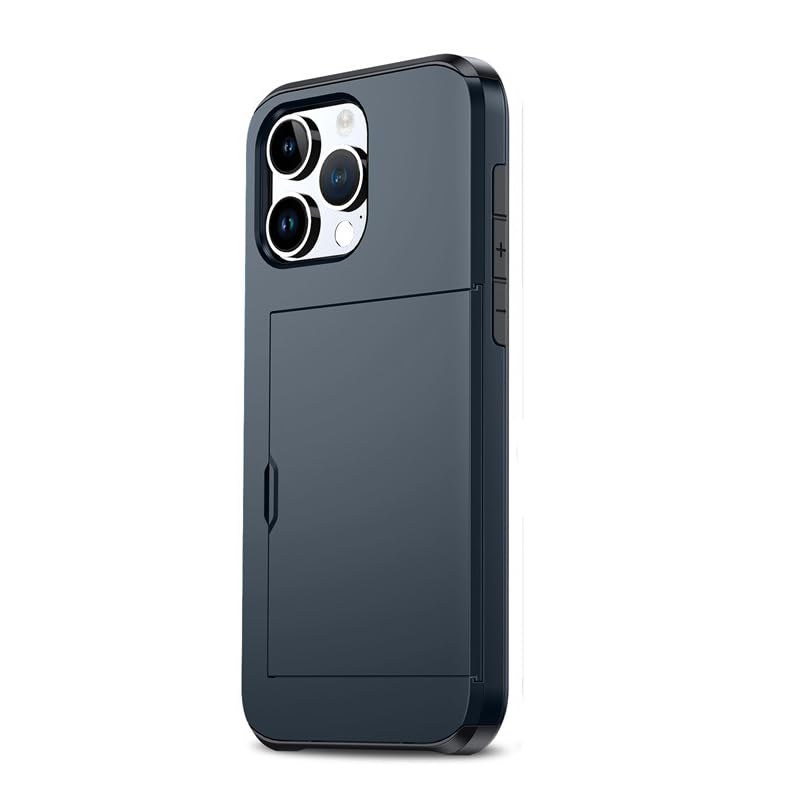 Cyan,16 Pro, Hülle Für iPhone 16 Pro Max/16 Pro/16 Plus/16, Versteckter Kartenschlitz Brieftasche Handytasche Ultradünnes Stoßfest Kratzfeste Handyhülle