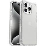 otterbox cover per iphone 15 pro symmetry clear, resistente a shock e cadute, sottile, testata 3x mil-std 810g, stardust