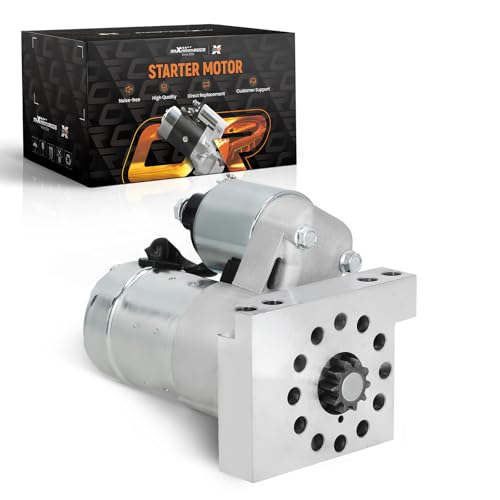 maXpeedingrods High Torque Mini Starter 19695 for Chevy SBC BBC 262 305 307 327 350 454 with 153 168 Tooth Flywheel 1.4kW / 1.88HP S114-823 S114-823S