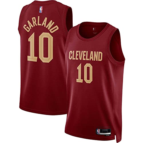 Darius Garland Cleveland Cavaliers NBA Boys Youth 8-20 Red Burgundy Icon Edition Swingman Jersey (as1 Alpha m Regular)